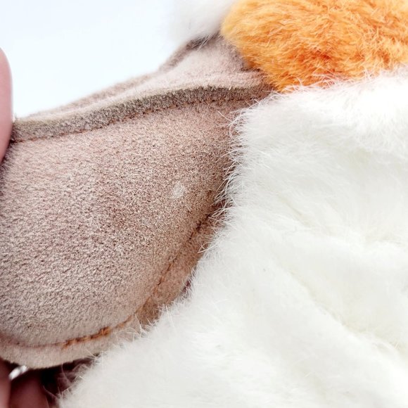 Vintage Gund Scoop the Pelican Plush Stuffed Animal White Bird Toy 1987 80s 10" - Picture 8 of 11